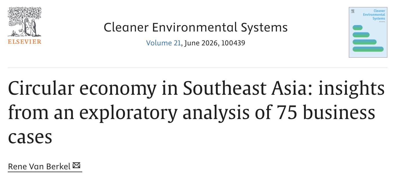 Circular economy in Southeast Asia: insights from an exploratory analysis of 75 business cases
