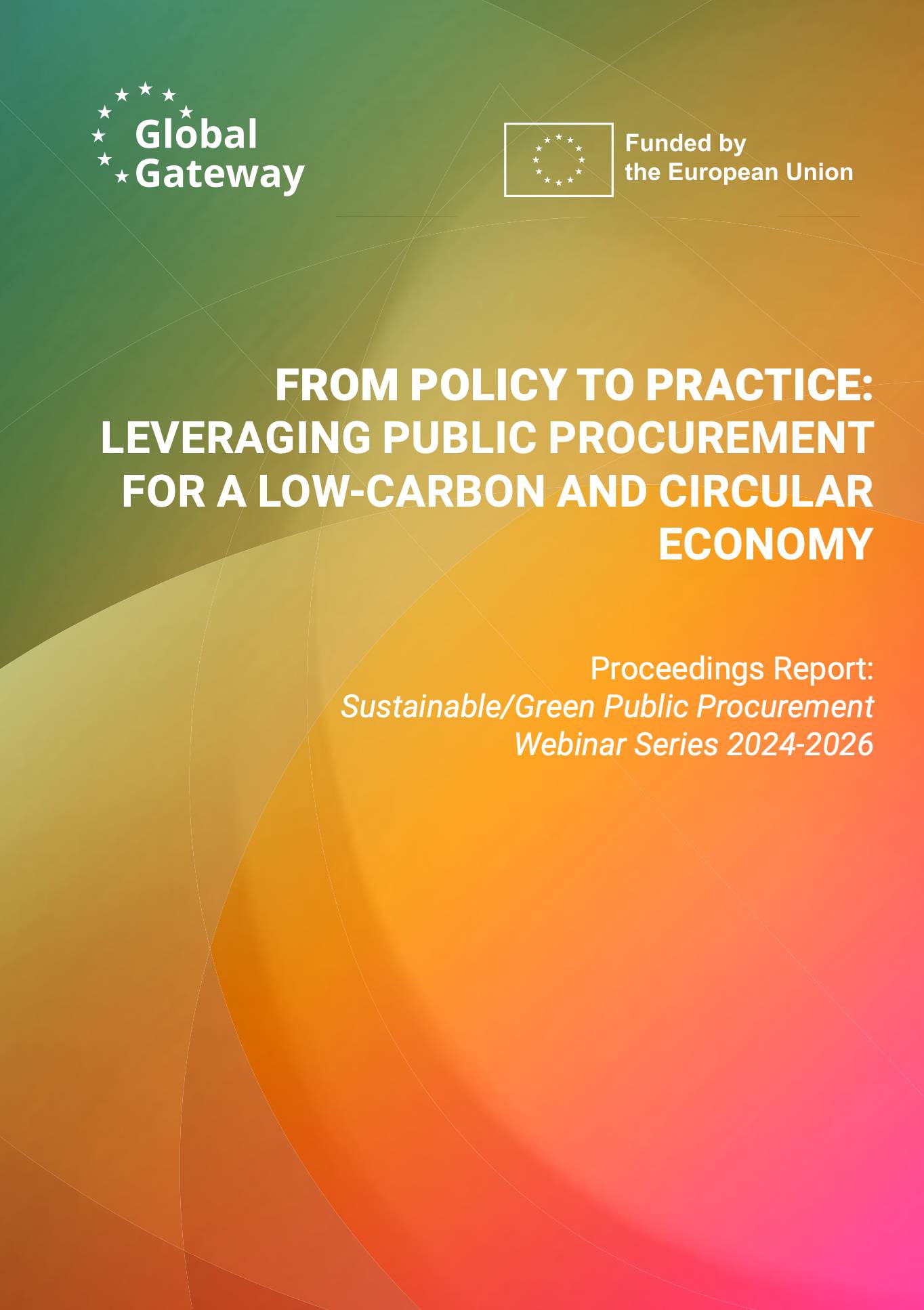 From Policy to Practice: Leveraging Public Procurement for a Low-carbon and Circular Economy